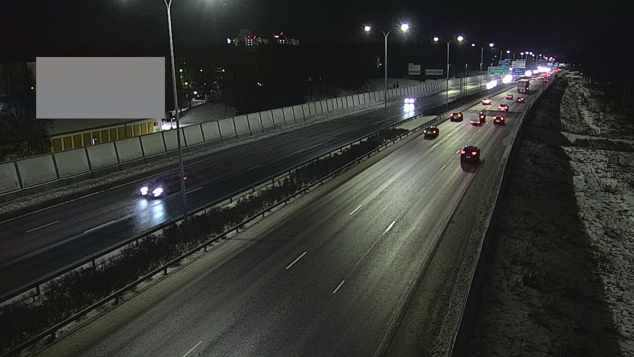 Weather Camera Image Väg 4 Uleåborg, Intiö, Oulu, Pohjois-Pohjanmaa