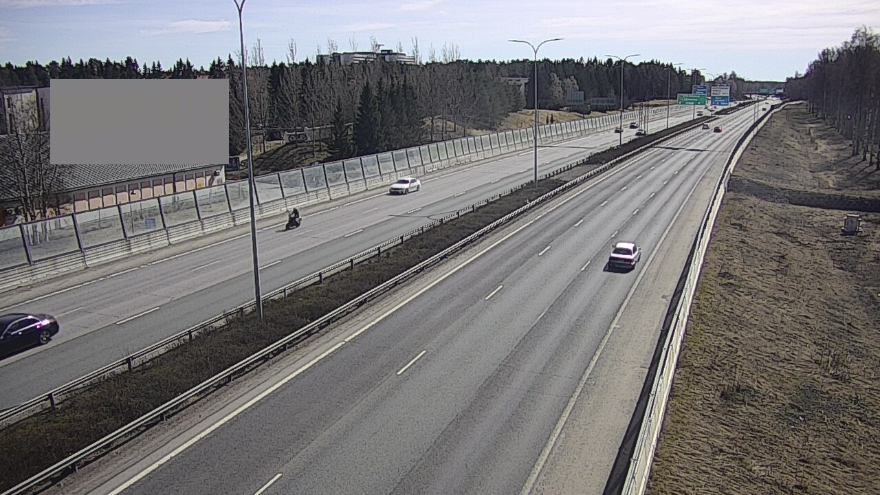 Weather Camera Image Väg 4 Uleåborg, Intiö, Oulu, Pohjois-Pohjanmaa