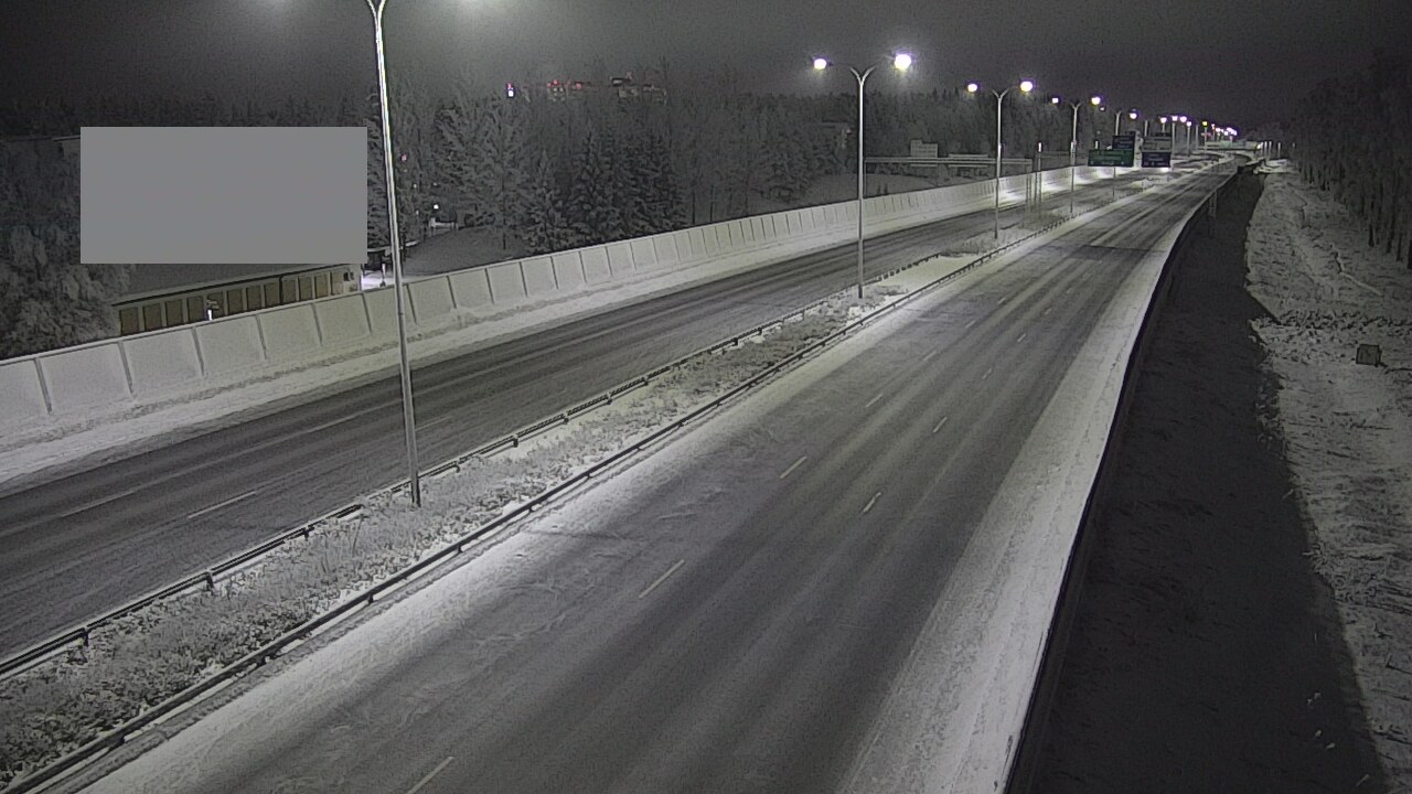 Weather Camera Image Road 4 Oulu, Intiö, Oulu, Pohjois-Pohjanmaa