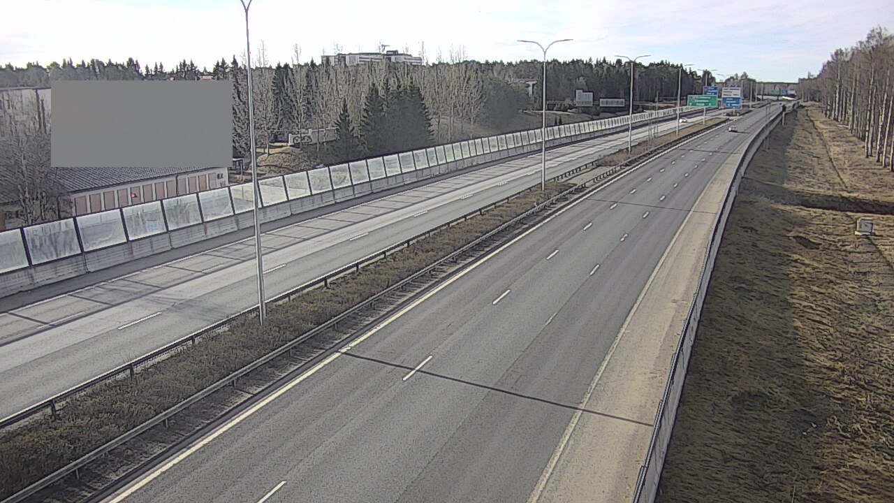 Weather Camera Image Väg 4 Uleåborg, Intiö, Oulu, Pohjois-Pohjanmaa