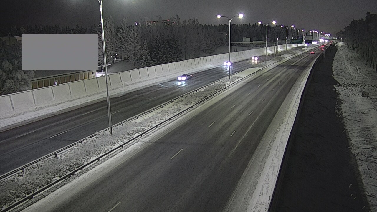 Weather Camera Image Väg 4 Uleåborg, Intiö, Oulu, Pohjois-Pohjanmaa