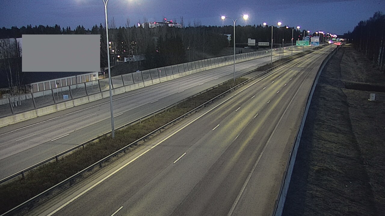 Weather Camera Image Road 4 Oulu, Intiö, Oulu, Pohjois-Pohjanmaa