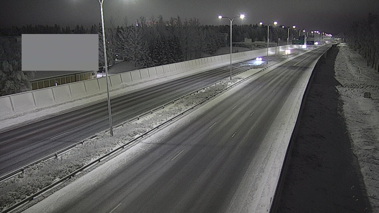 Weather Camera Image Road 4 Oulu, Intiö, Oulu, Pohjois-Pohjanmaa