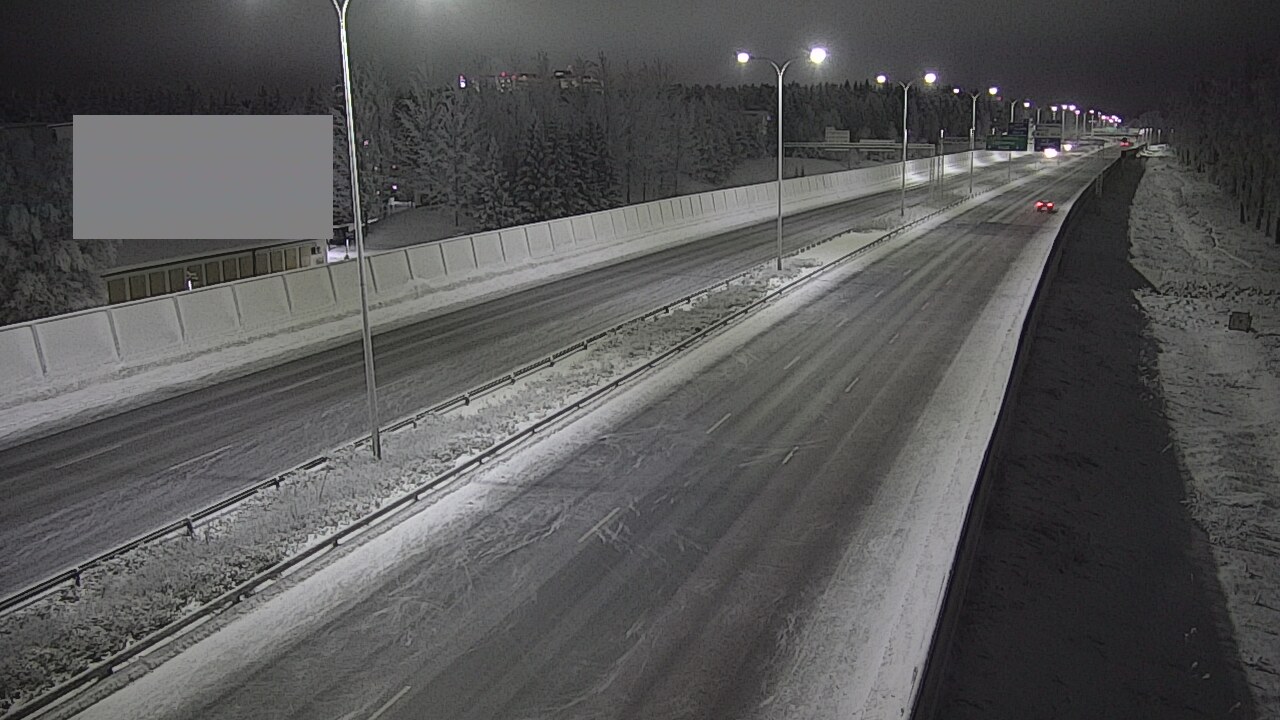 Weather Camera Image Road 4 Oulu, Intiö, Oulu, Pohjois-Pohjanmaa