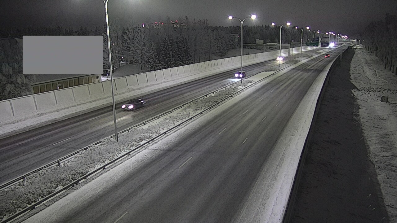 Weather Camera Image Road 4 Oulu, Intiö, Oulu, Pohjois-Pohjanmaa