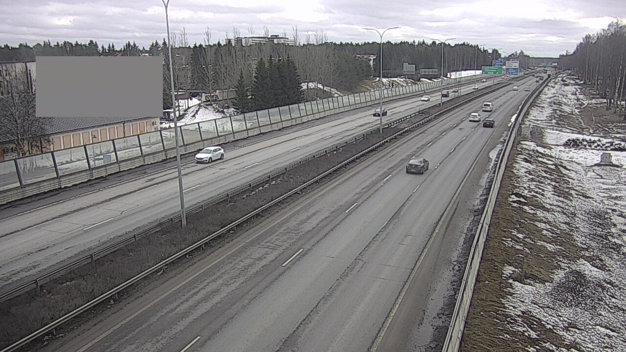 Weather Camera Image Väg 4 Uleåborg, Intiö, Oulu, Pohjois-Pohjanmaa