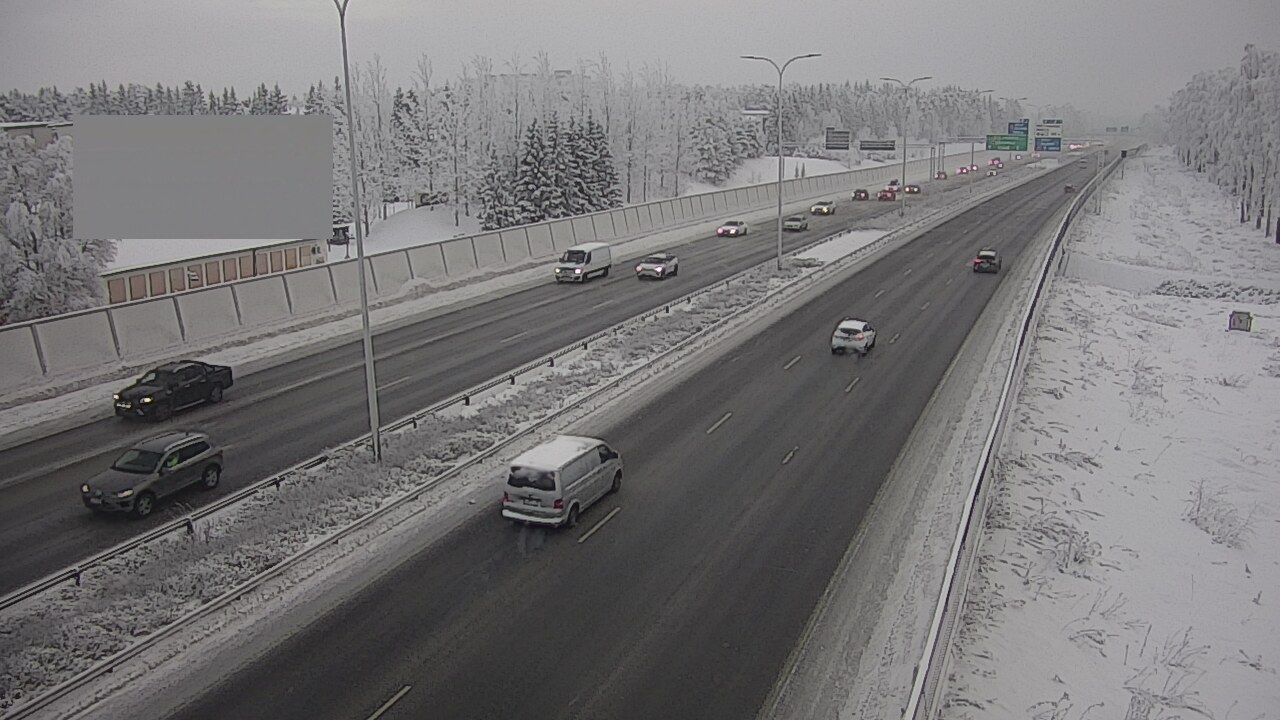 Weather Camera Image Väg 4 Uleåborg, Intiö, Oulu, Pohjois-Pohjanmaa