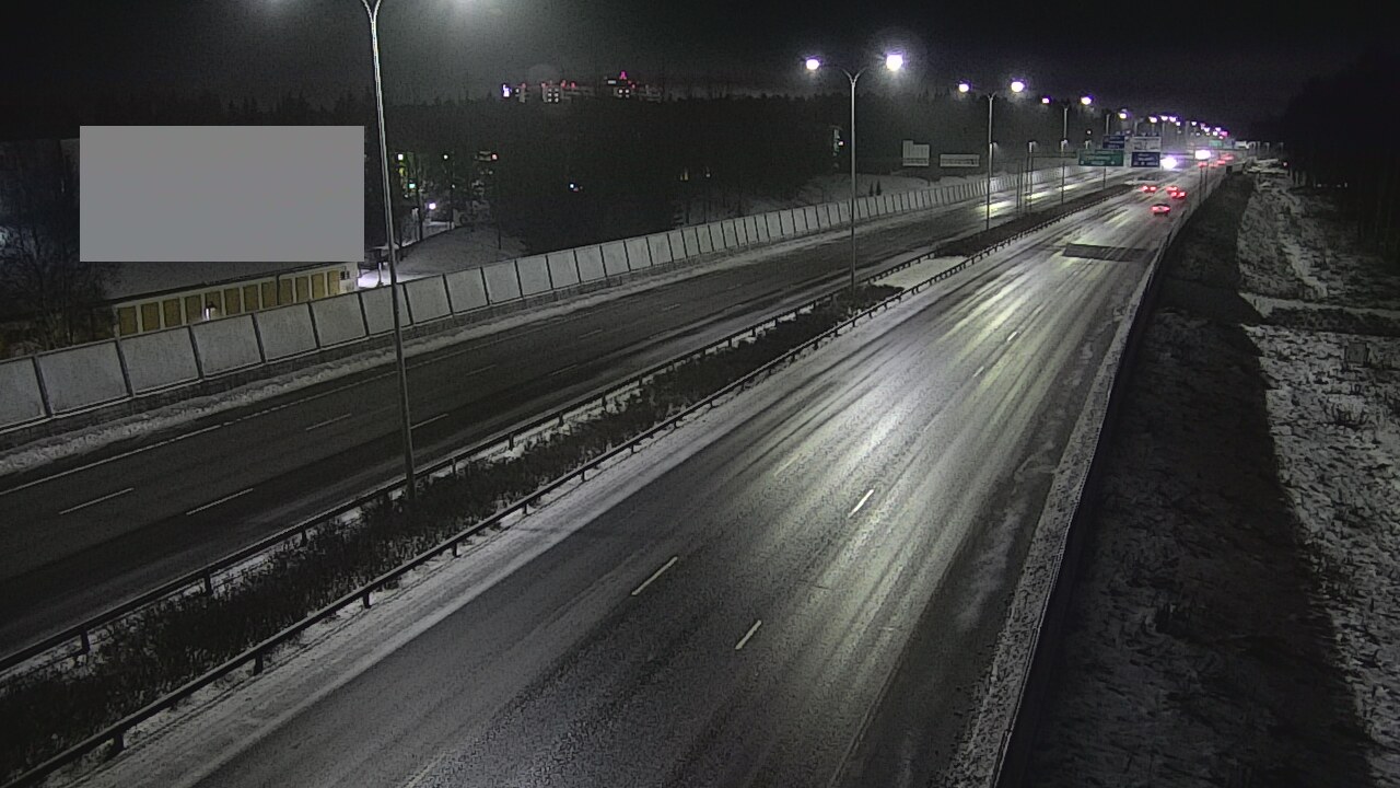 Weather Camera Image Väg 4 Uleåborg, Intiö, Oulu, Pohjois-Pohjanmaa