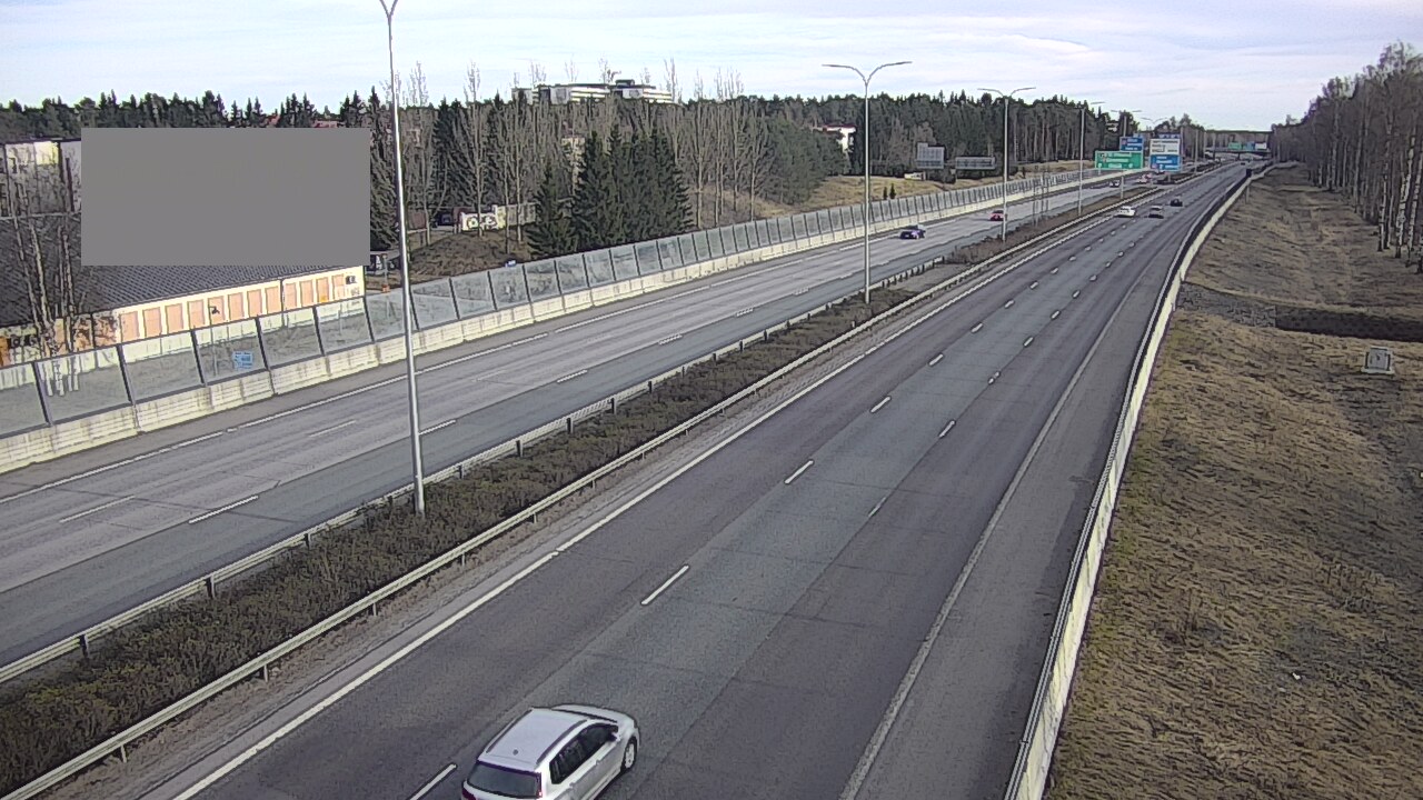 Weather Camera Image Väg 4 Uleåborg, Intiö, Oulu, Pohjois-Pohjanmaa