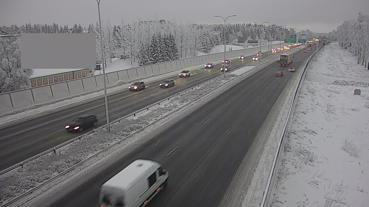 Weather Camera Image Väg 4 Uleåborg, Intiö, Oulu, Pohjois-Pohjanmaa