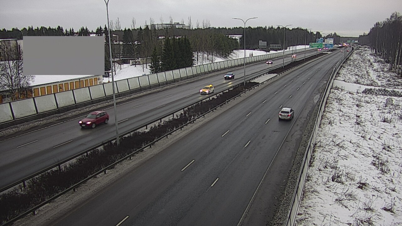 Weather Camera Image Väg 4 Uleåborg, Intiö, Oulu, Pohjois-Pohjanmaa