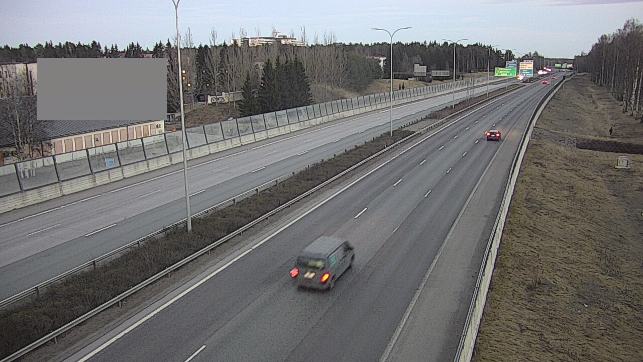 Weather Camera Image Väg 4 Uleåborg, Intiö, Oulu, Pohjois-Pohjanmaa