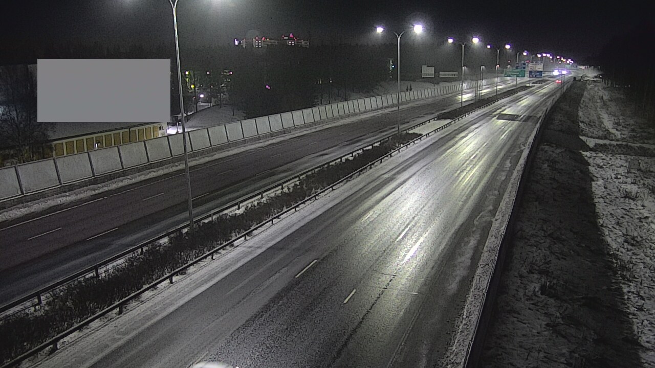 Weather Camera Image Väg 4 Uleåborg, Intiö, Oulu, Pohjois-Pohjanmaa