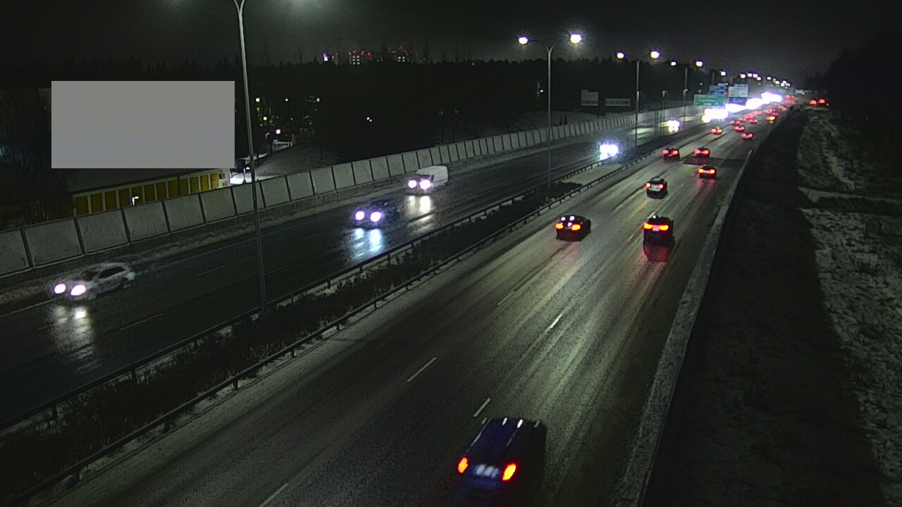 Weather Camera Image Väg 4 Uleåborg, Intiö, Oulu, Pohjois-Pohjanmaa