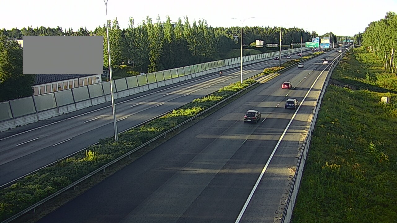 Weather Camera Image Road 4 Oulu, Intiö, Oulu, Pohjois-Pohjanmaa