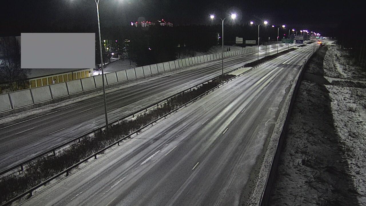 Weather Camera Image Väg 4 Uleåborg, Intiö, Oulu, Pohjois-Pohjanmaa