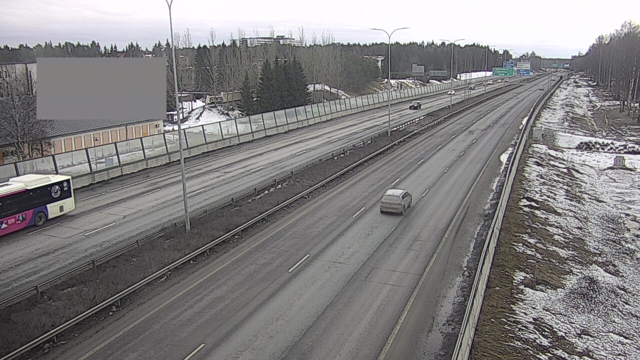 Weather Camera Image Väg 4 Uleåborg, Intiö, Oulu, Pohjois-Pohjanmaa