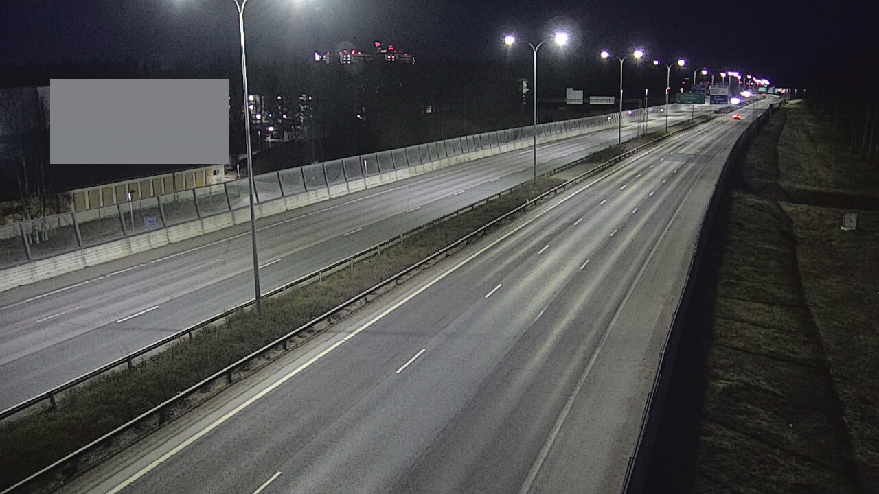 Weather Camera Image Väg 4 Uleåborg, Intiö, Oulu, Pohjois-Pohjanmaa