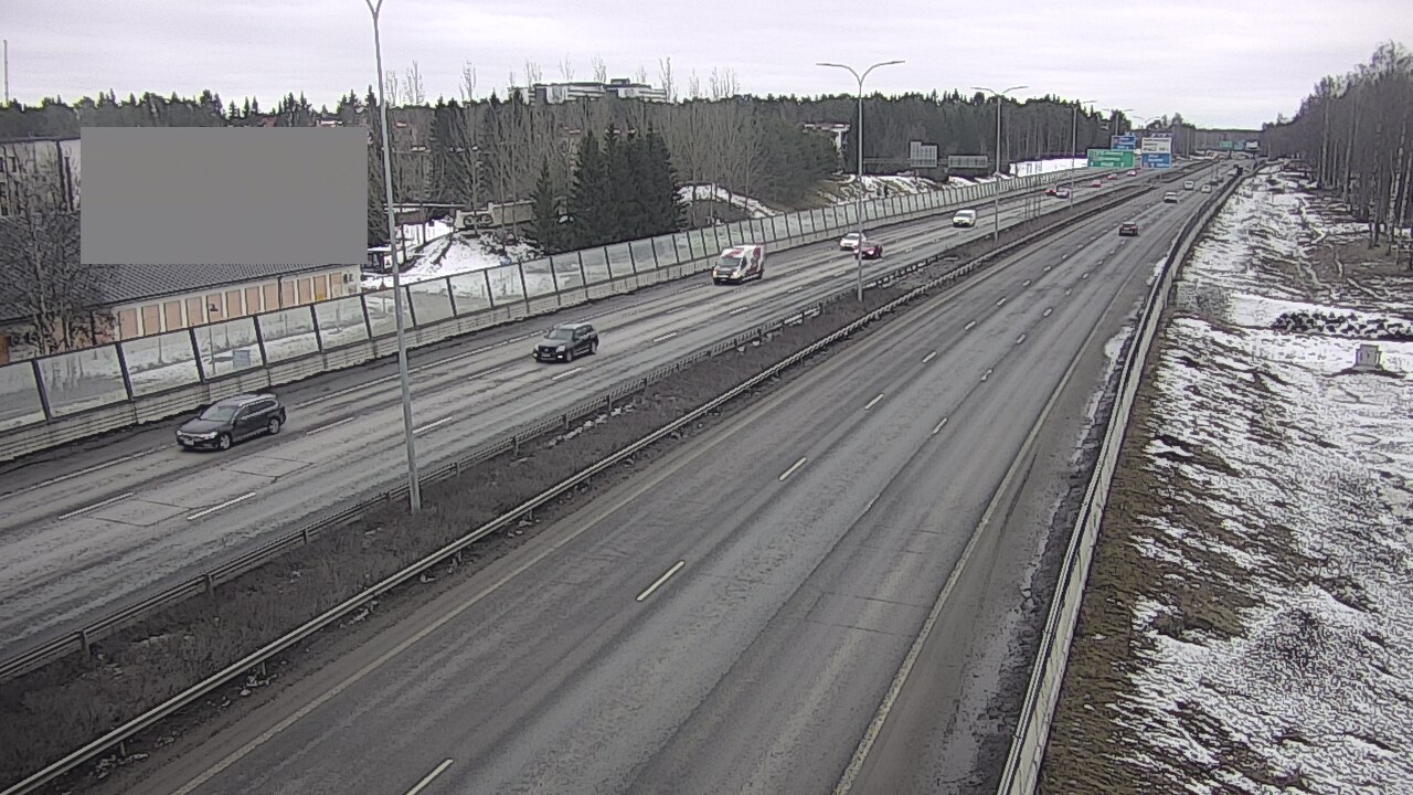 Weather Camera Image Road 4 Oulu, Intiö, Oulu, Pohjois-Pohjanmaa