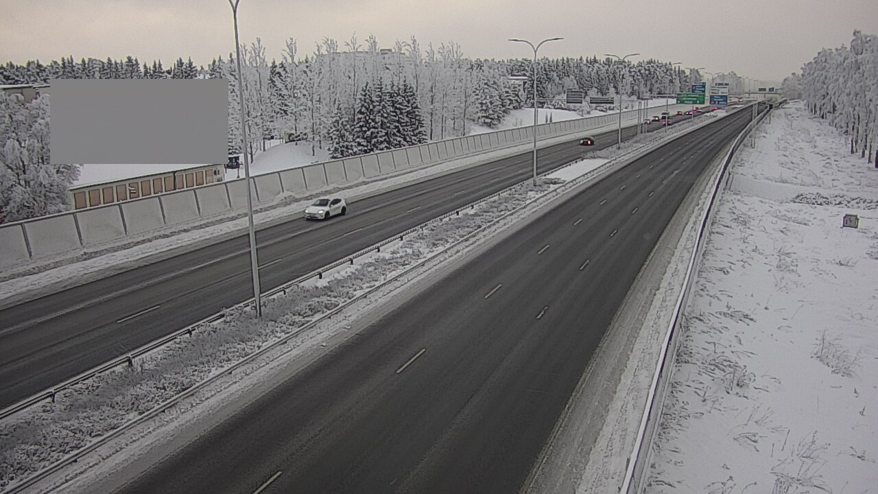 Weather Camera Image Väg 4 Uleåborg, Intiö, Oulu, Pohjois-Pohjanmaa