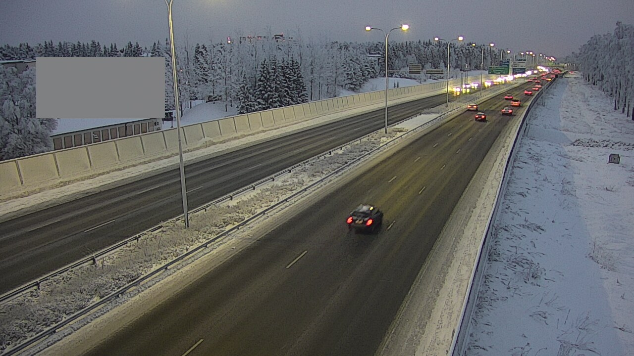 Weather Camera Image Väg 4 Uleåborg, Intiö, Oulu, Pohjois-Pohjanmaa