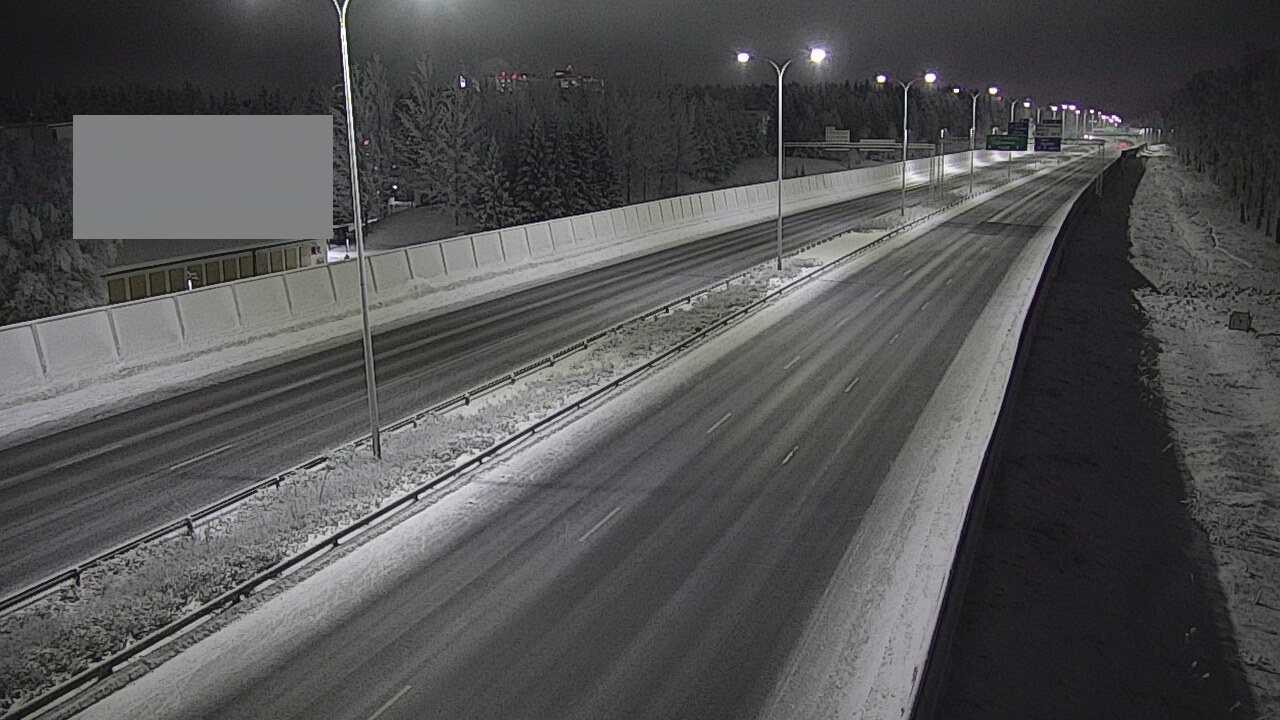 Weather Camera Image Road 4 Oulu, Intiö, Oulu, Pohjois-Pohjanmaa