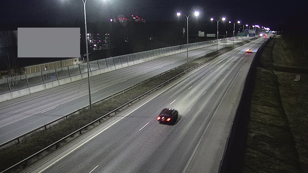 Weather Camera Image Väg 4 Uleåborg, Intiö, Oulu, Pohjois-Pohjanmaa