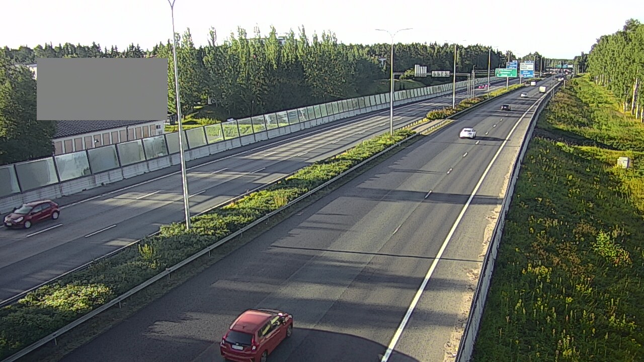 Weather Camera Image Road 4 Oulu, Intiö, Oulu, Pohjois-Pohjanmaa