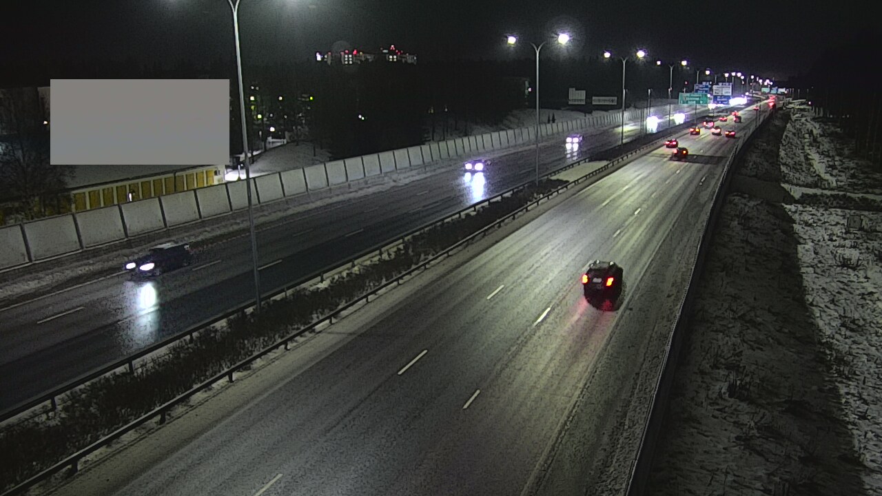 Weather Camera Image Väg 4 Uleåborg, Intiö, Oulu, Pohjois-Pohjanmaa