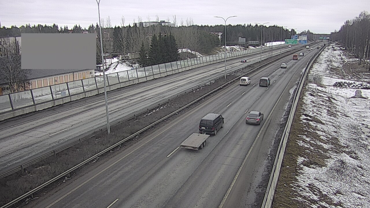 Weather Camera Image Road 4 Oulu, Intiö, Oulu, Pohjois-Pohjanmaa