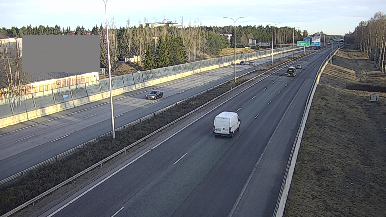 Weather Camera Image Väg 4 Uleåborg, Intiö, Oulu, Pohjois-Pohjanmaa