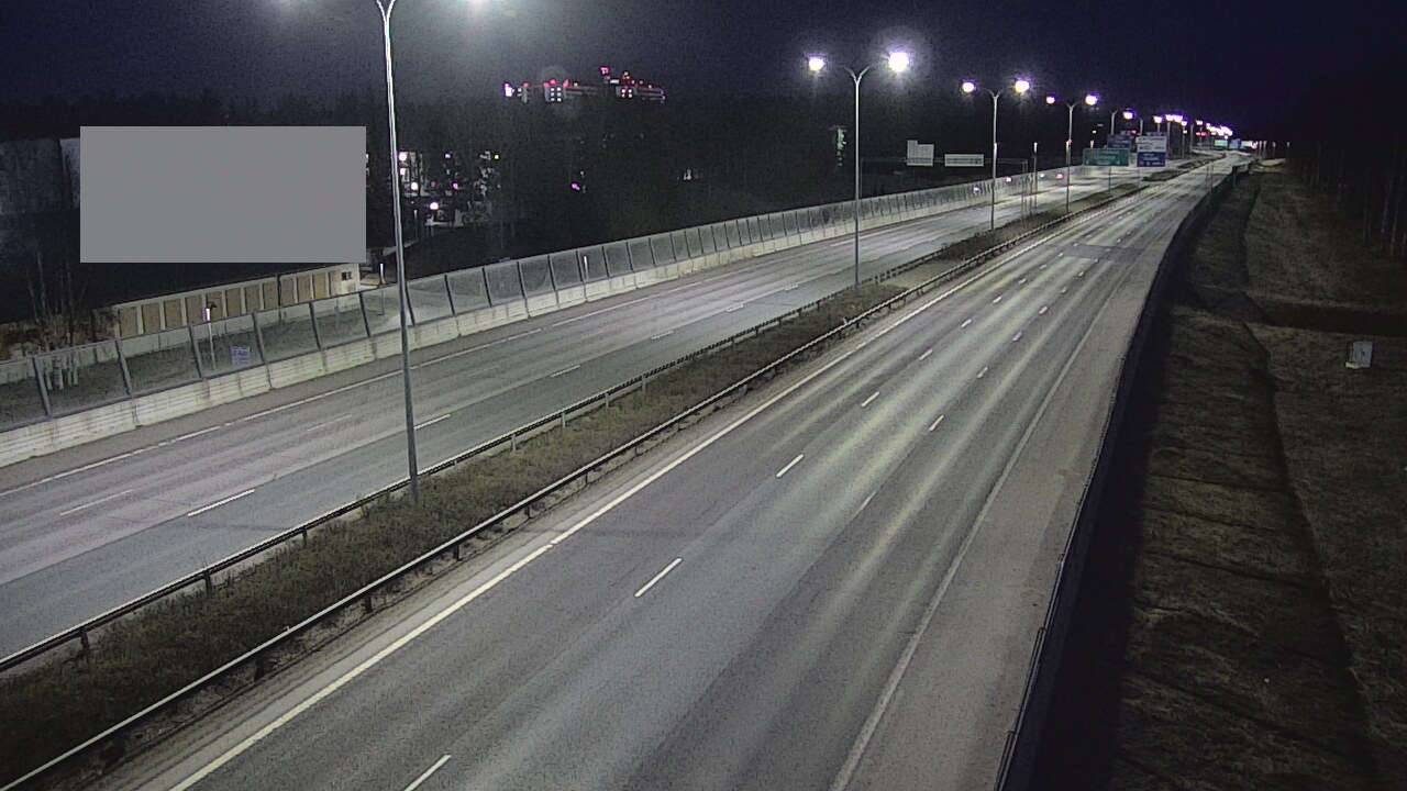 Weather Camera Image Väg 4 Uleåborg, Intiö, Oulu, Pohjois-Pohjanmaa