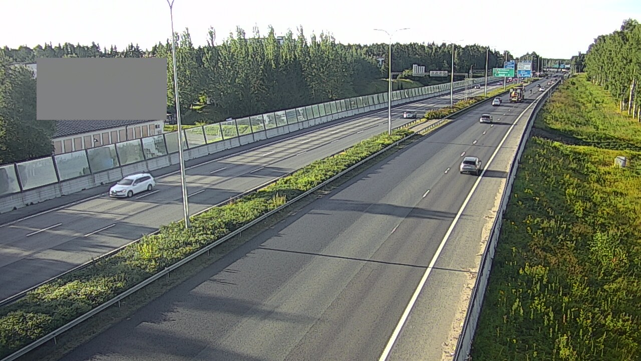 Weather Camera Image Road 4 Oulu, Intiö, Oulu, Pohjois-Pohjanmaa