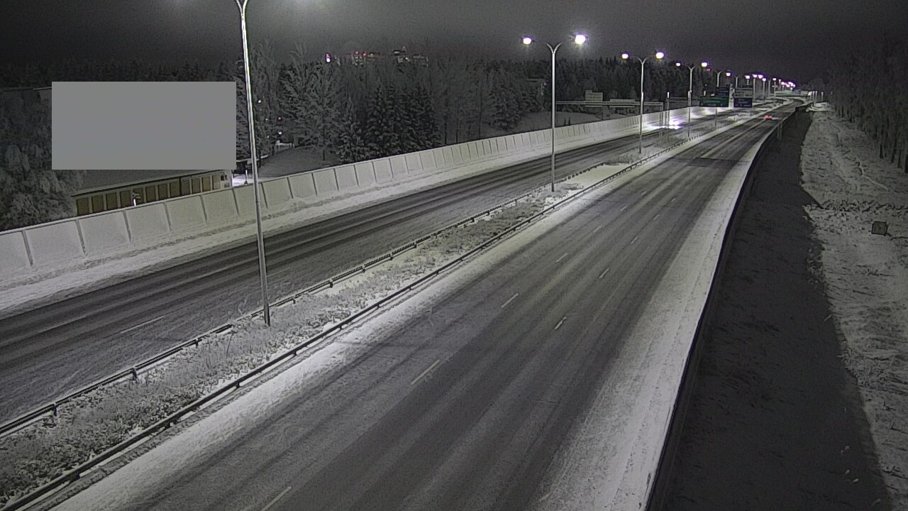 Weather Camera Image Road 4 Oulu, Intiö, Oulu, Pohjois-Pohjanmaa