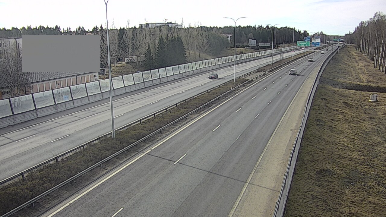 Weather Camera Image Väg 4 Uleåborg, Intiö, Oulu, Pohjois-Pohjanmaa