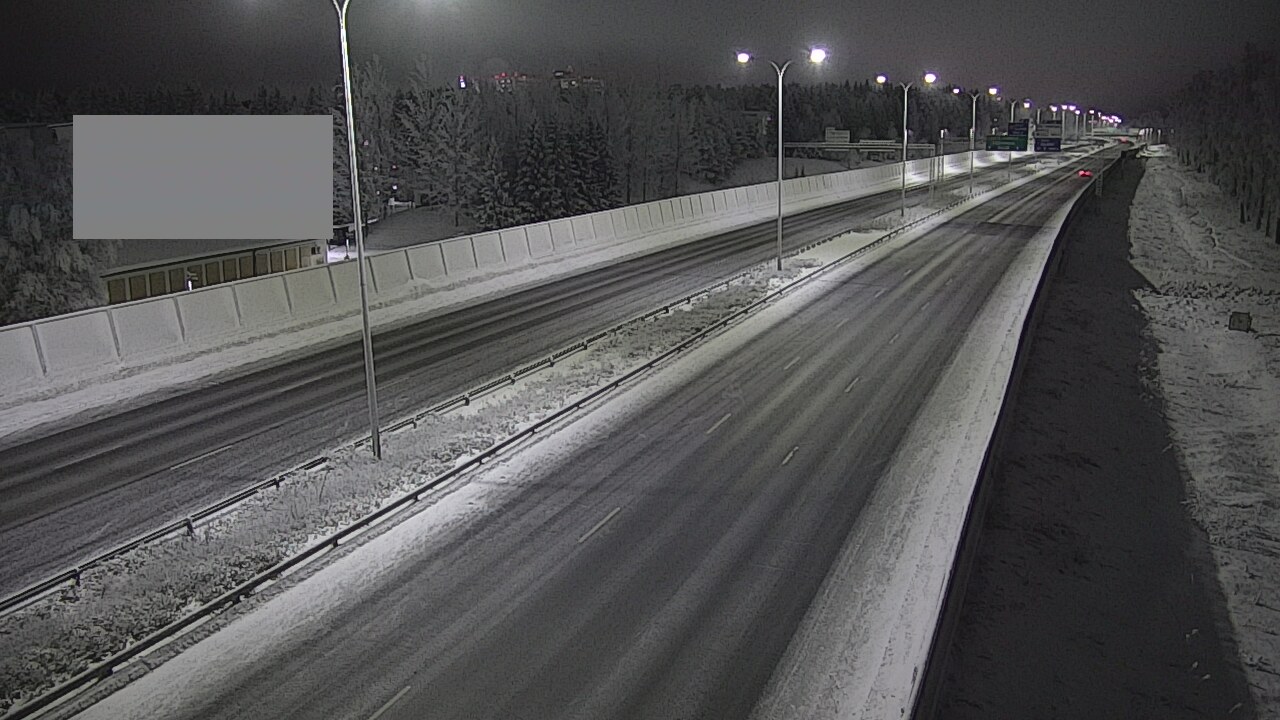 Weather Camera Image Road 4 Oulu, Intiö, Oulu, Pohjois-Pohjanmaa