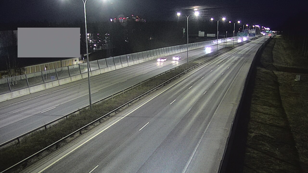 Weather Camera Image Väg 4 Uleåborg, Intiö, Oulu, Pohjois-Pohjanmaa