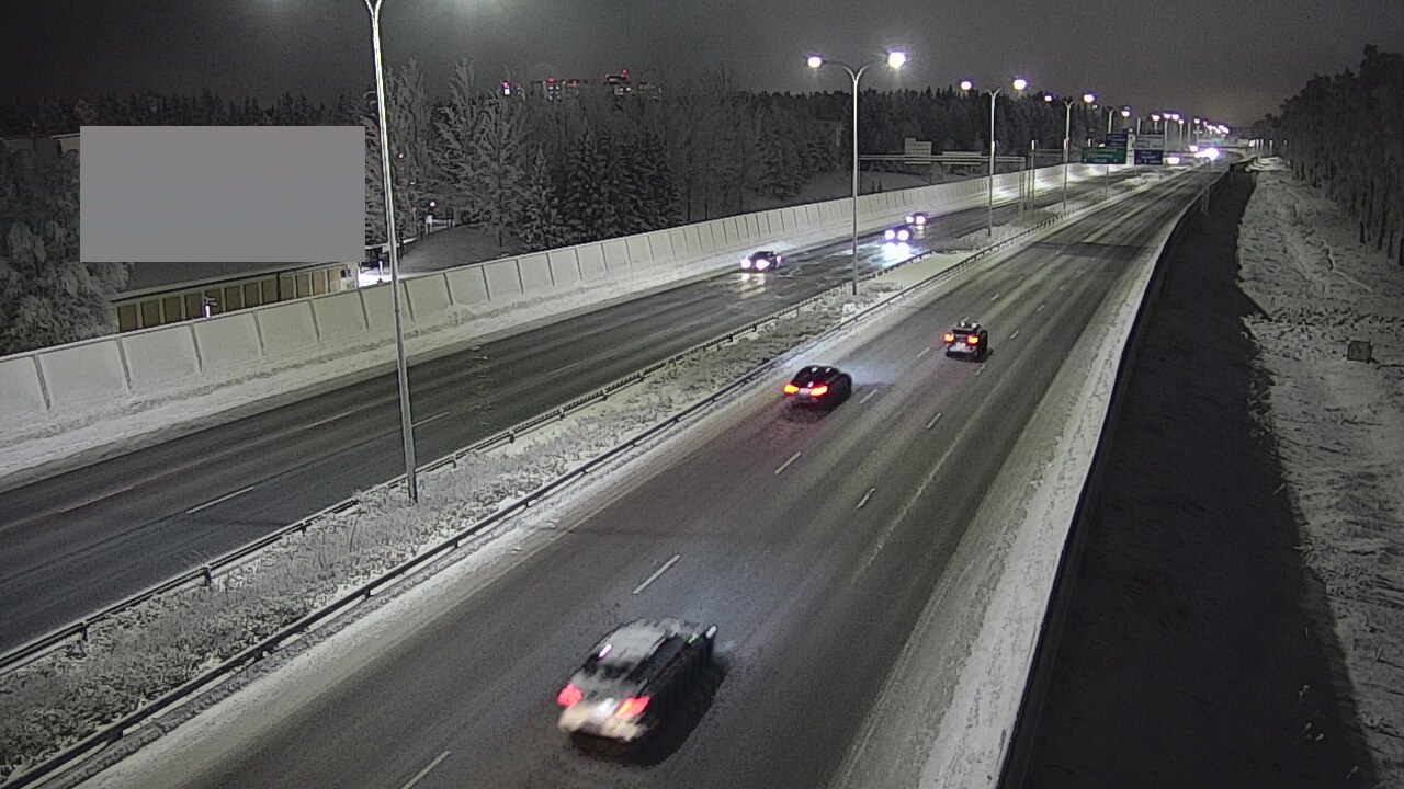 Weather Camera Image Väg 4 Uleåborg, Intiö, Oulu, Pohjois-Pohjanmaa