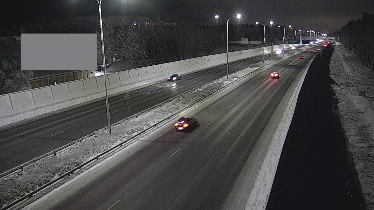 Weather Camera Image Väg 4 Uleåborg, Intiö, Oulu, Pohjois-Pohjanmaa