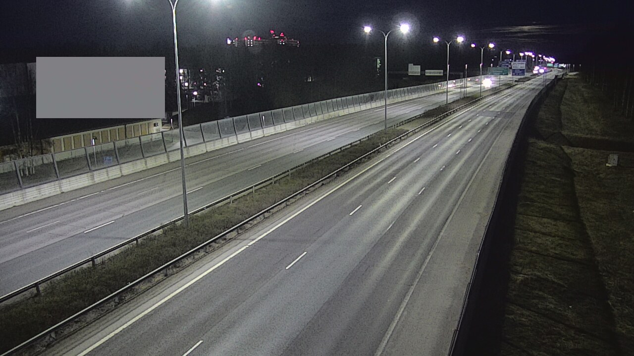 Weather Camera Image Väg 4 Uleåborg, Intiö, Oulu, Pohjois-Pohjanmaa