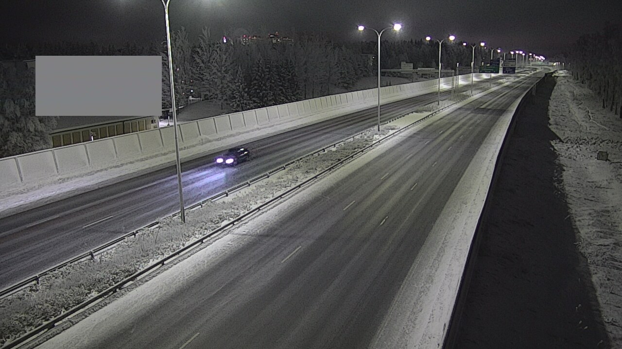 Weather Camera Image Road 4 Oulu, Intiö, Oulu, Pohjois-Pohjanmaa