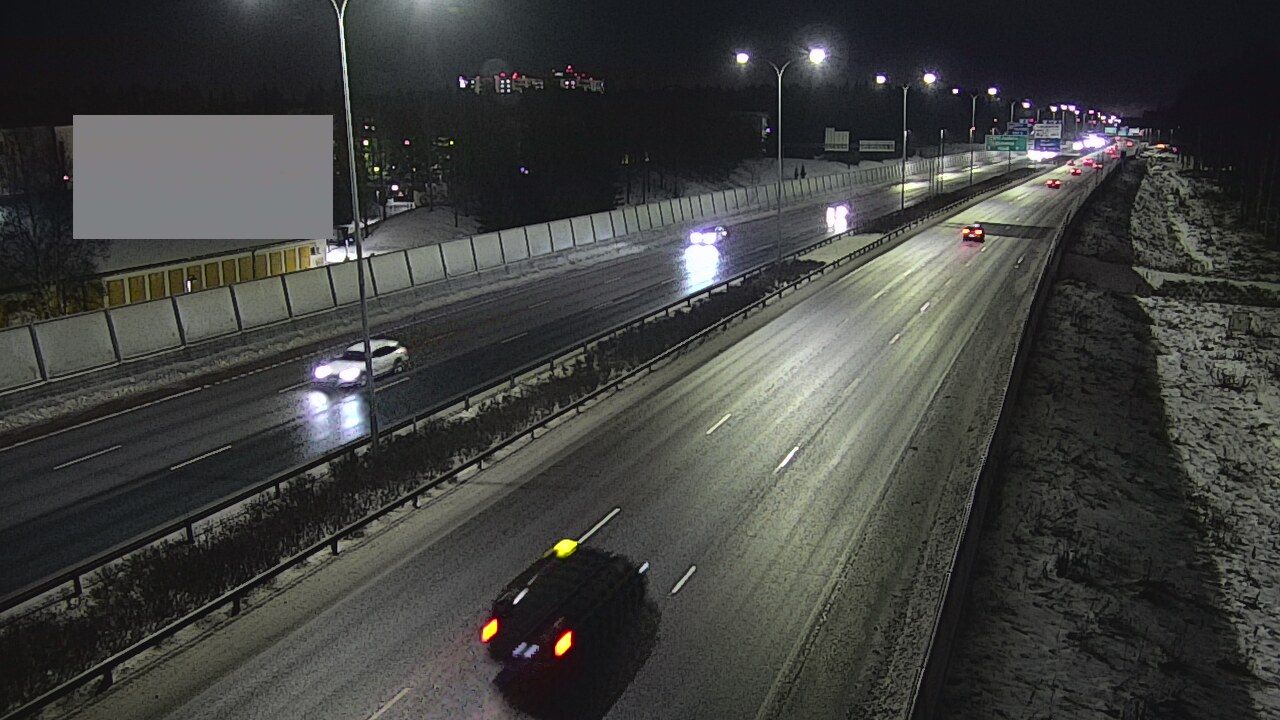 Weather Camera Image Väg 4 Uleåborg, Intiö, Oulu, Pohjois-Pohjanmaa