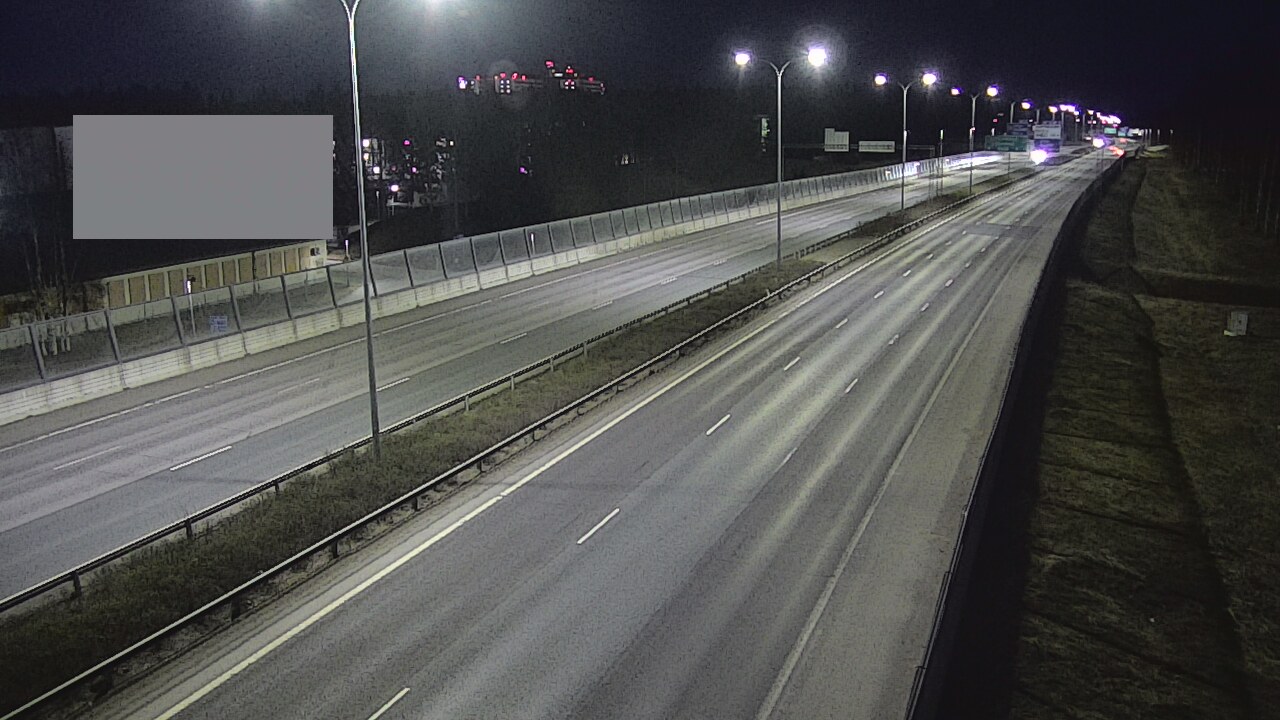 Weather Camera Image Väg 4 Uleåborg, Intiö, Oulu, Pohjois-Pohjanmaa