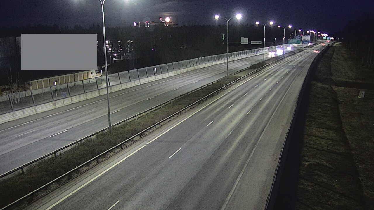 Weather Camera Image Väg 4 Uleåborg, Intiö, Oulu, Pohjois-Pohjanmaa