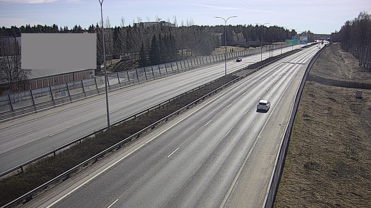 Weather Camera Image Väg 4 Uleåborg, Intiö, Oulu, Pohjois-Pohjanmaa