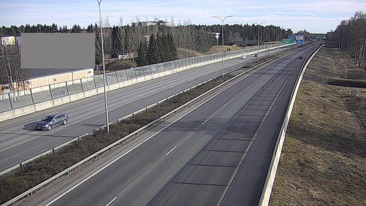 Weather Camera Image Väg 4 Uleåborg, Intiö, Oulu, Pohjois-Pohjanmaa