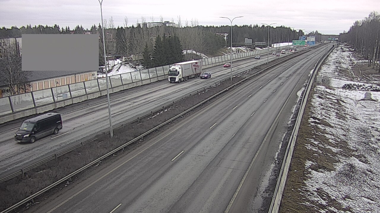 Weather Camera Image Väg 4 Uleåborg, Intiö, Oulu, Pohjois-Pohjanmaa