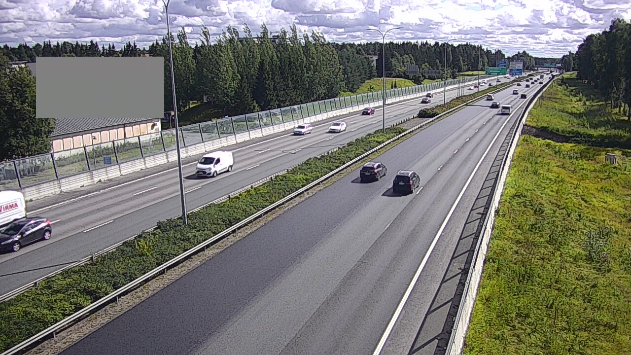 Kelikamerat Kuva Tie 4 Oulu Intiö, Oulu, Pohjois-Pohjanmaa
