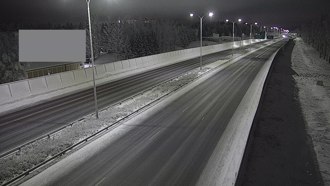 Weather Camera Image Road 4 Oulu, Intiö, Oulu, Pohjois-Pohjanmaa