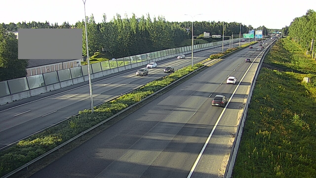 Weather Camera Image Road 4 Oulu, Intiö, Oulu, Pohjois-Pohjanmaa